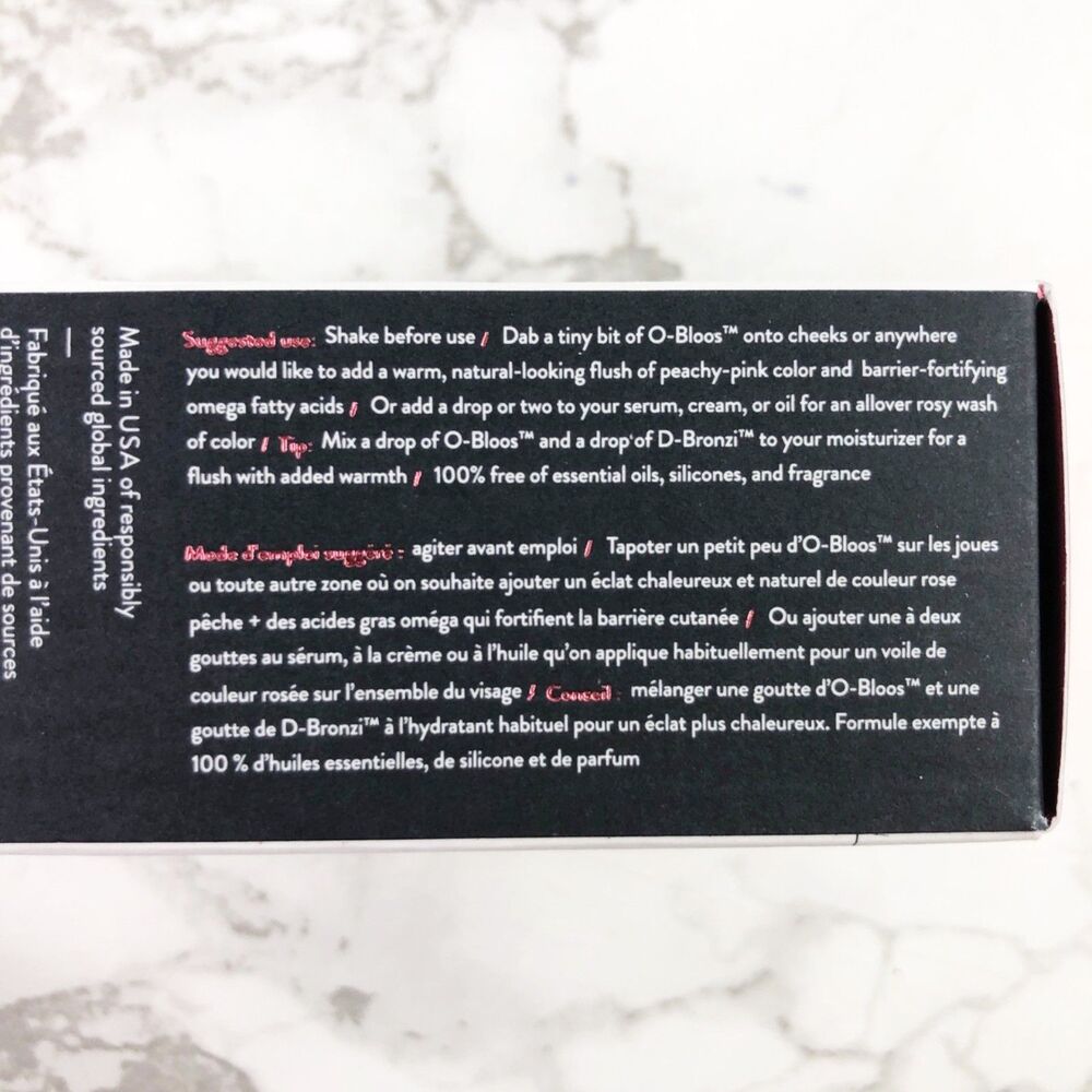 NIB Drunk Elephant O-Bloos Rosi Drops Blush Serum - Picture 7 of 9
